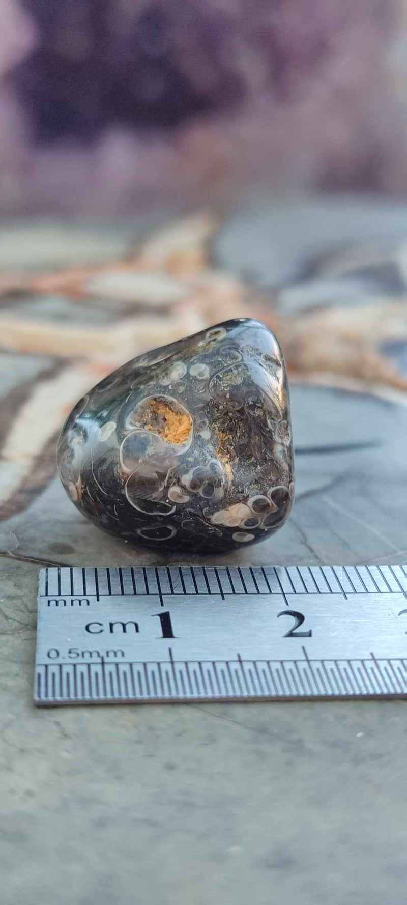 Cargue la imagen en el visor de la galería, Agate Turitelle d&#39;Uruguay pierre roulée Grade A++++ Agate Turitelle pierre roulée Dans la besace du p&#39;tit Poucet (Boutique Officielle)
