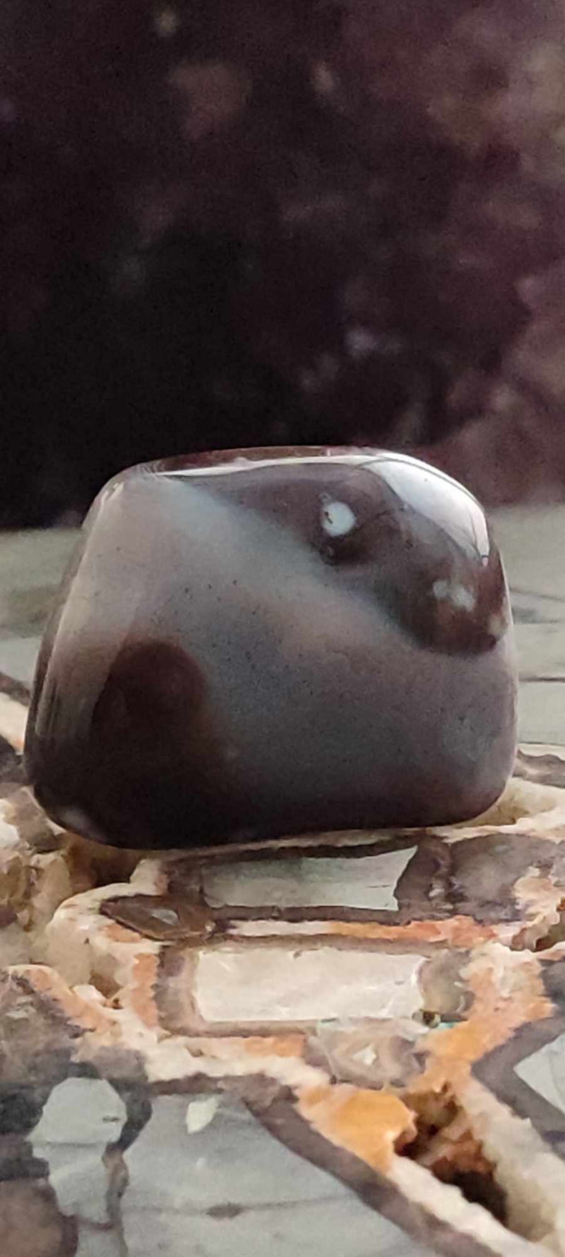 Cargue la imagen en el visor de la galería, Agate du Botswana, Afrique pierre roulée Grade A++++ Agate du Botswana pierre roulée Dans la besace du p&#39;tit Poucet (Boutique Officielle)
