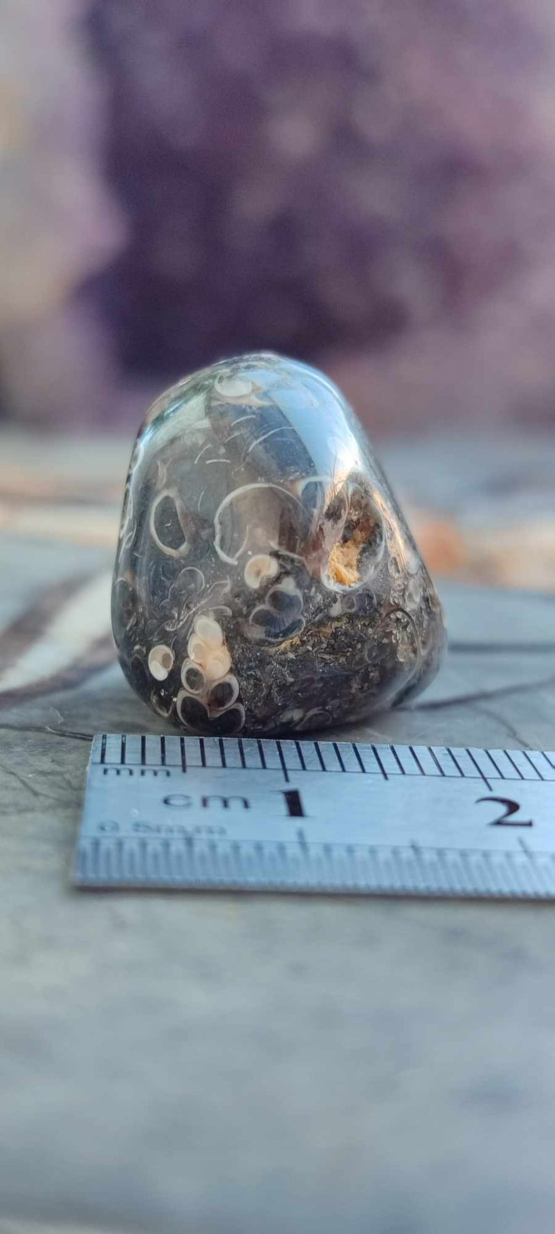 Cargue la imagen en el visor de la galería, Agate Turitelle d&#39;Uruguay pierre roulée Grade A++++ Agate Turitelle pierre roulée Dans la besace du p&#39;tit Poucet (Boutique Officielle)
