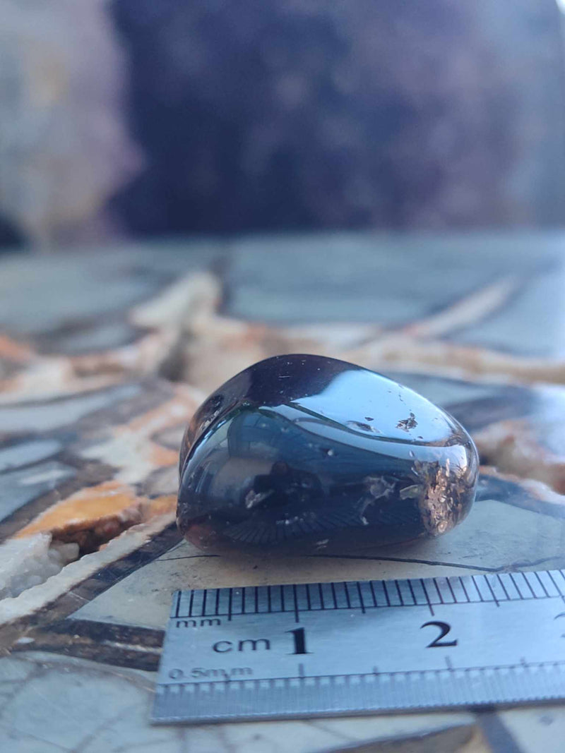 Cargue la imagen en el visor de la galería, Quartz fumé du Brésil pierre roulée Grade A++++ Quartz fumé du brésil pierre roulée Dans la besace du p&#39;tit Poucet (Boutique Officielle)
