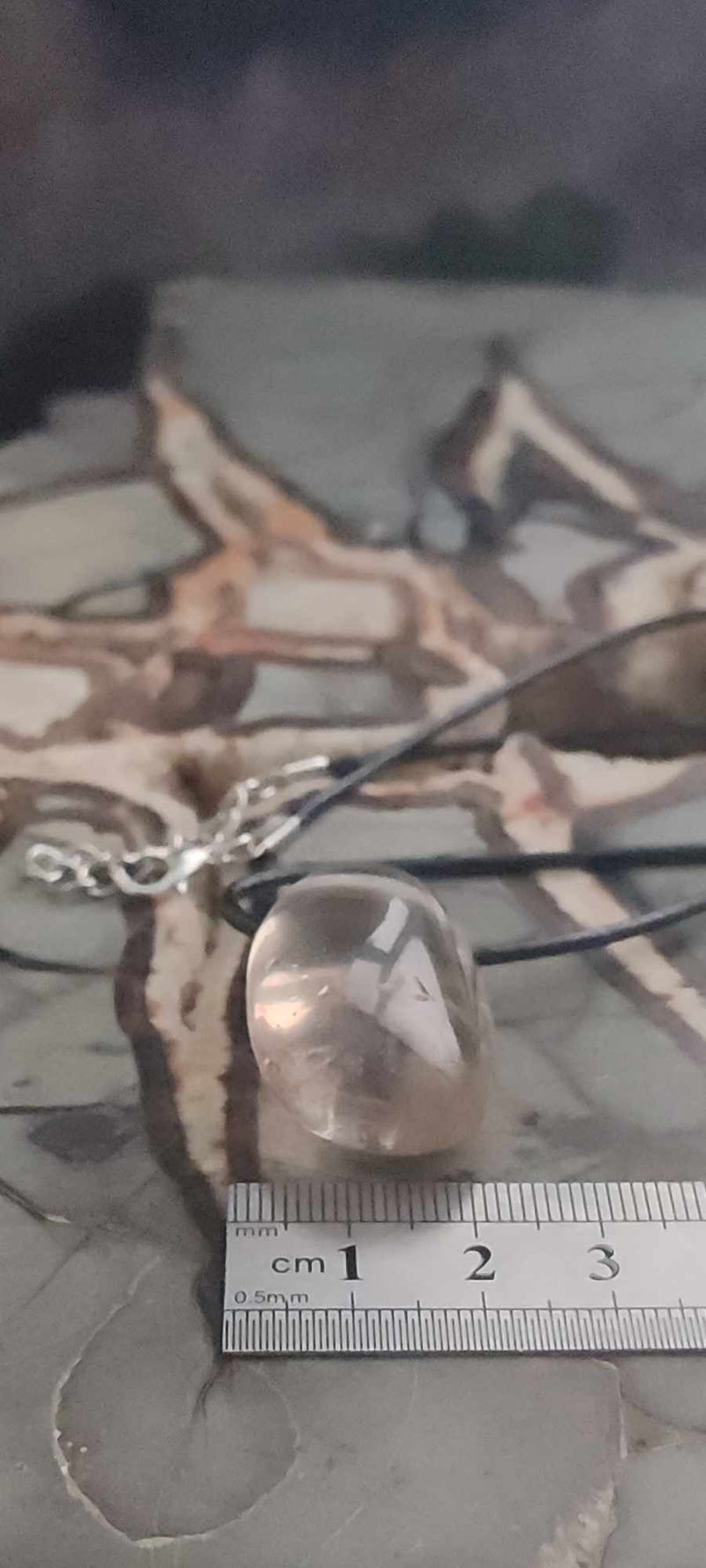 Chargez l&#39;image dans la visionneuse de la galerie, Quartz fumé du Brésil pendentif Grade A++++ Quartz fumé du Brésil pendentif Dans la besace du p&#39;tit Poucet (Boutique Officielle)
