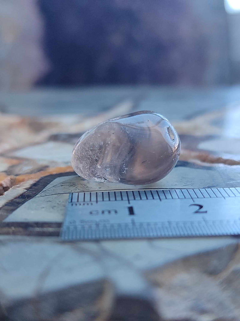 Cargue la imagen en el visor de la galería, Quartz fumé du Brésil pierre roulées Grade A++++ Quartz fumé du Brésil pierre roulée Dans la besace du p&#39;tit Poucet (Boutique Officielle)
