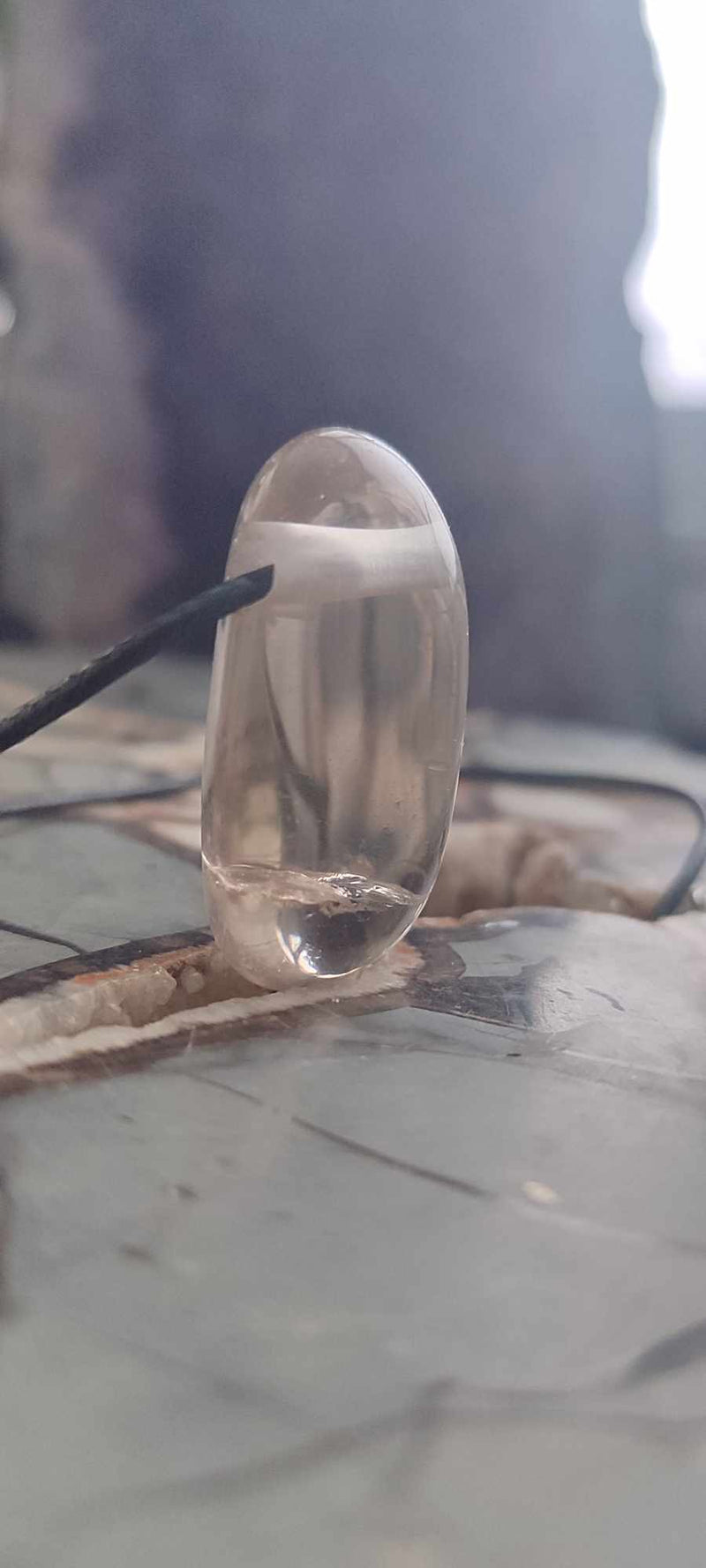 Chargez l&#39;image dans la visionneuse de la galerie, Quartz fumé du Brésil pendentif Grade A++++ Quartz fumé du Brésil pendentif Dans la besace du p&#39;tit Poucet (Boutique Officielle)
