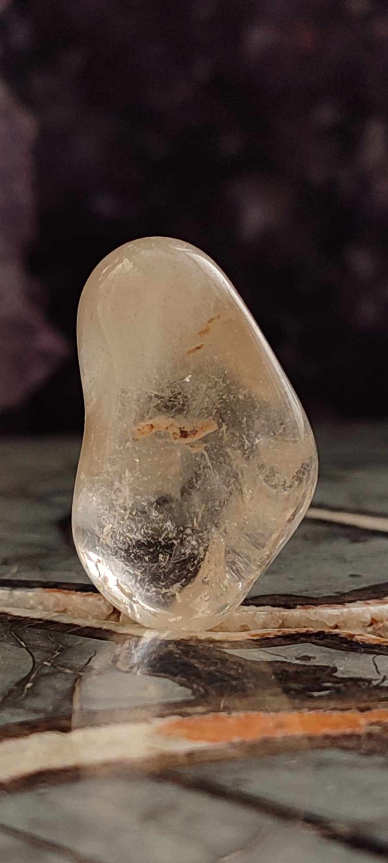 Cargue la imagen en el visor de la galería, Citrine claire naturelle et véritable du Brésil pierre roulée Grade A++++ Citrine pierre roulée Dans la besace du p&#39;tit Poucet (Boutique Officielle)
