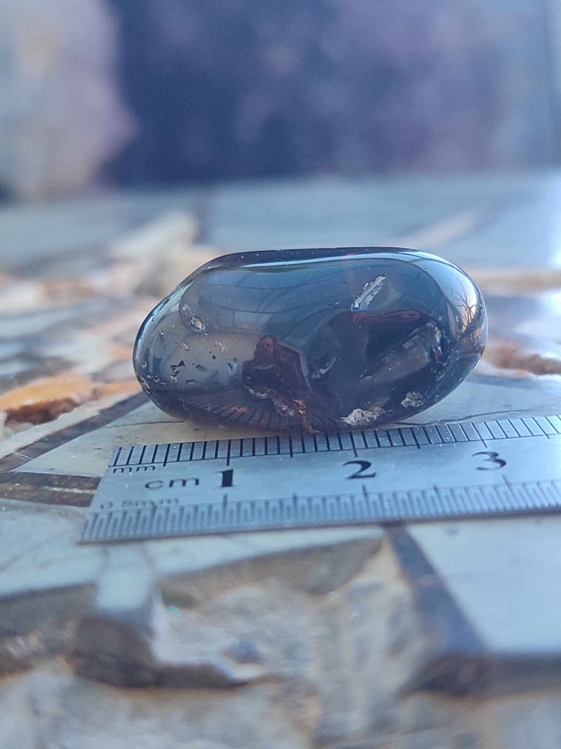 Cargue la imagen en el visor de la galería, Quartz fumé du Brésil pierre roulée Grade A++++ Quartz fumé du brésil pierre roulée Dans la besace du p&#39;tit Poucet (Boutique Officielle)
