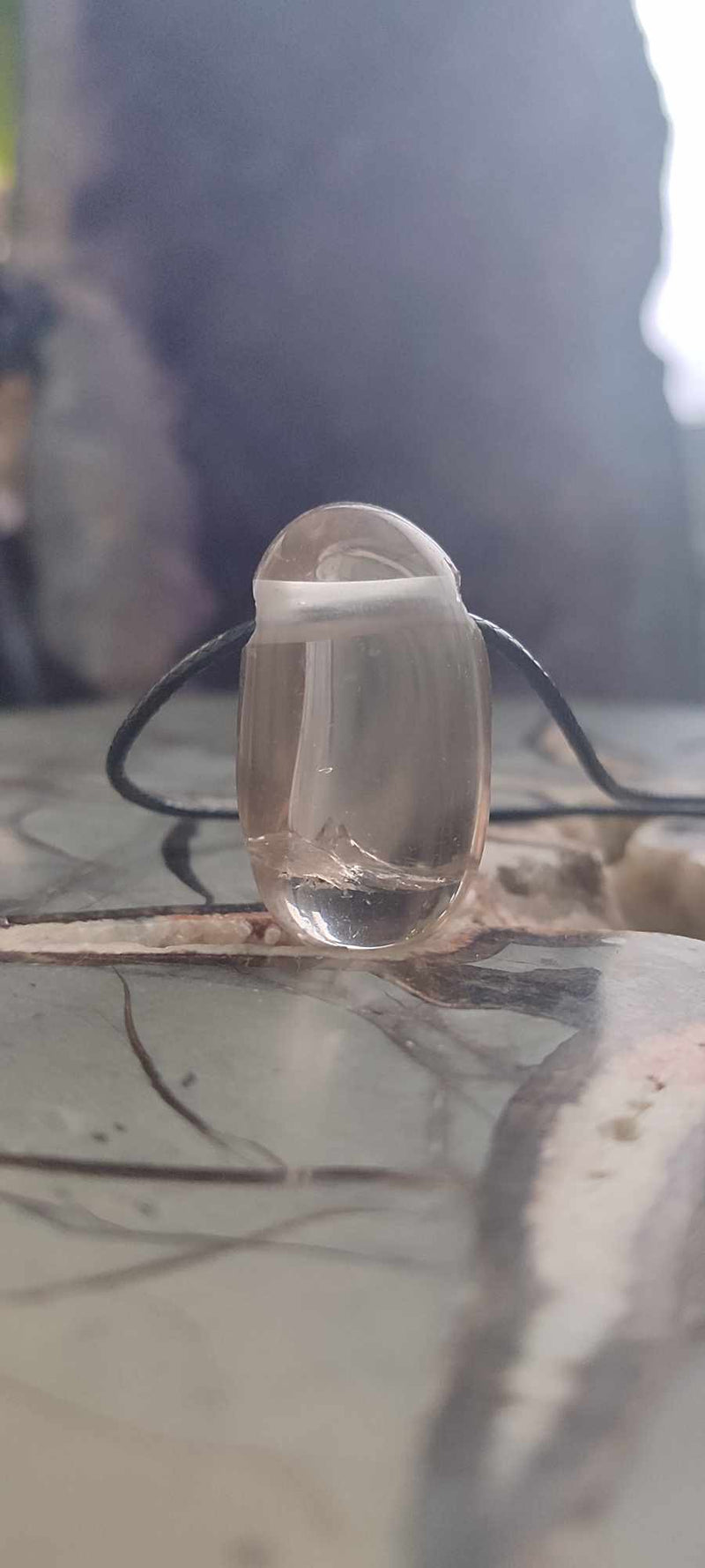 Chargez l&#39;image dans la visionneuse de la galerie, Quartz fumé du Brésil pendentif Grade A++++ Quartz fumé du Brésil pendentif Dans la besace du p&#39;tit Poucet (Boutique Officielle)
