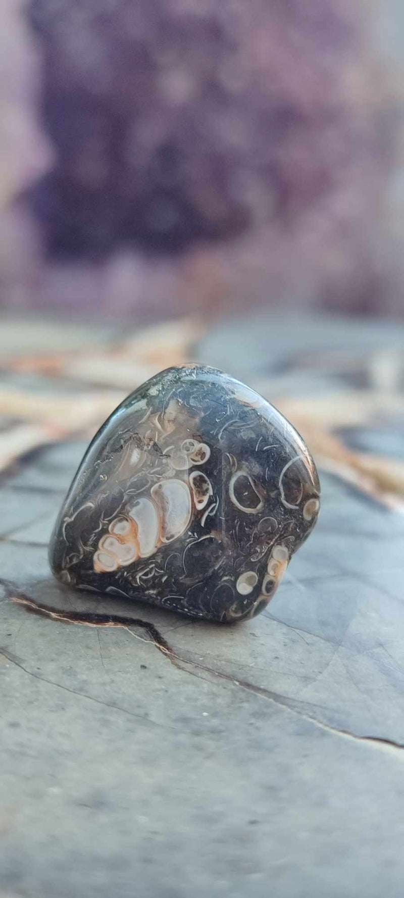 Cargue la imagen en el visor de la galería, Agate Turitelle d&#39;Uruguay pierre roulée Grade A++++ Agate Turitelle pierre roulée Dans la besace du p&#39;tit Poucet (Boutique Officielle)
