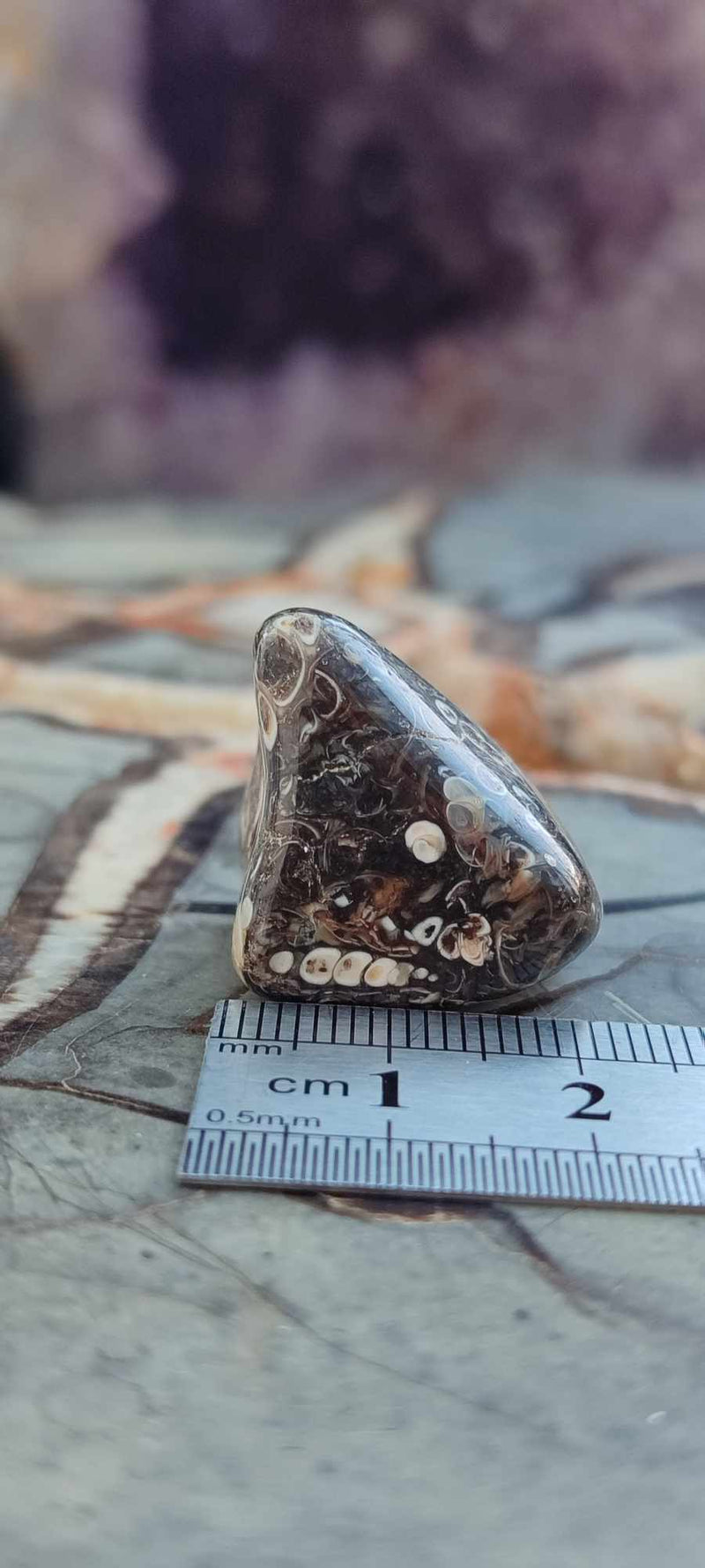 Chargez l&#39;image dans la visionneuse de la galerie, Agate Turitelle d&#39;Uruguay pierre roulée Grade A++++ Agate Turitelle pierre roulée Dans la besace du p&#39;tit Poucet (Boutique Officielle)
