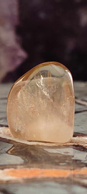 Citrine naturelle et véritable du Brésil pierre roulée Grade A++++ Citrine pierre roulée Dans la besace du p'tit Poucet (Boutique Officielle)