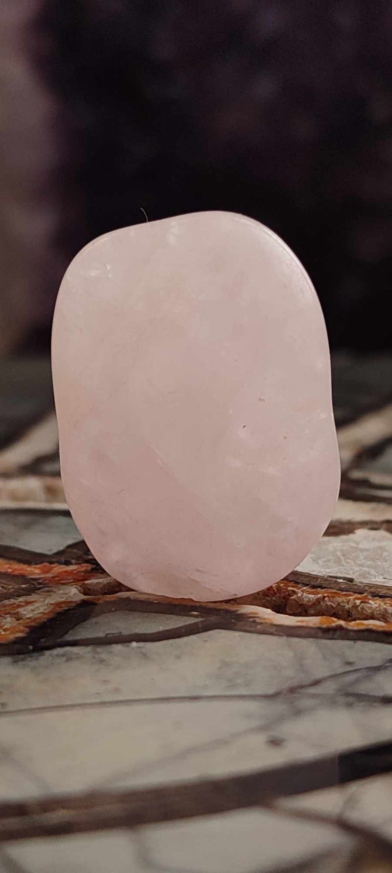 Cargue la imagen en el visor de la galería, Quartz rose du Brésil, pierre roulée Grade A++++ quartz rose pierre roulée Dans la besace du p&#39;tit Poucet (Boutique Officielle)
