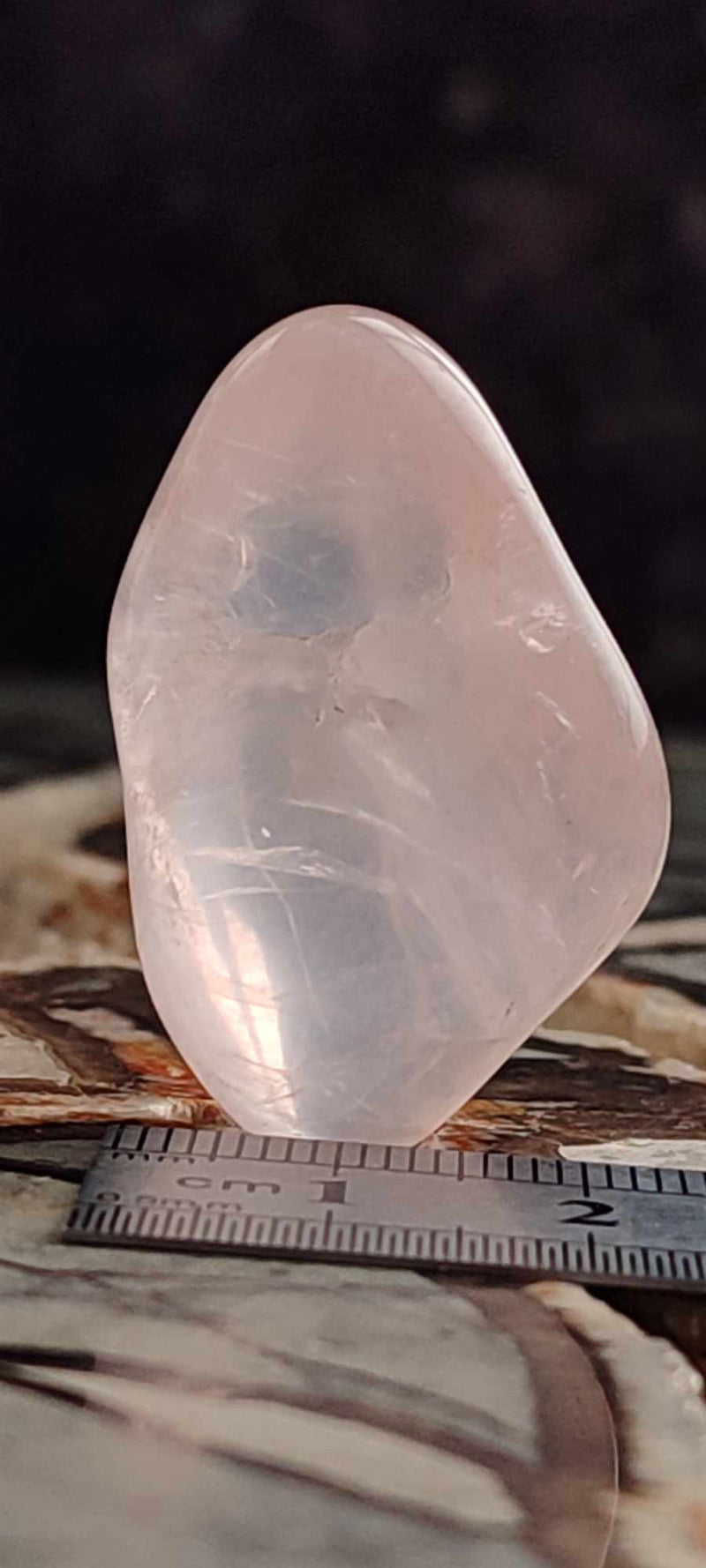 Chargez l&#39;image dans la visionneuse de la galerie, Quartz rose du Brésil, pierre roulée Grade A++++ quartz rose pierre roulée Dans la besace du p&#39;tit Poucet (Boutique Officielle)
