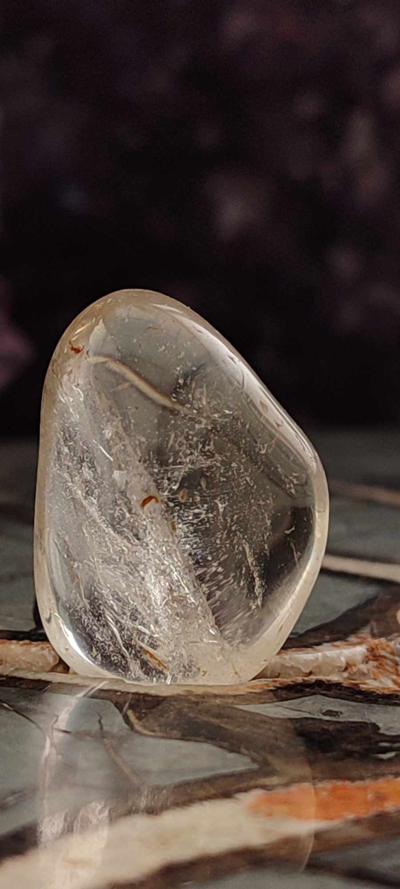 Cargue la imagen en el visor de la galería, Citrine claire naturelle et véritable du Brésil pierre roulée Grade A++++ Citrine pierre roulée Dans la besace du p&#39;tit Poucet (Boutique Officielle)
