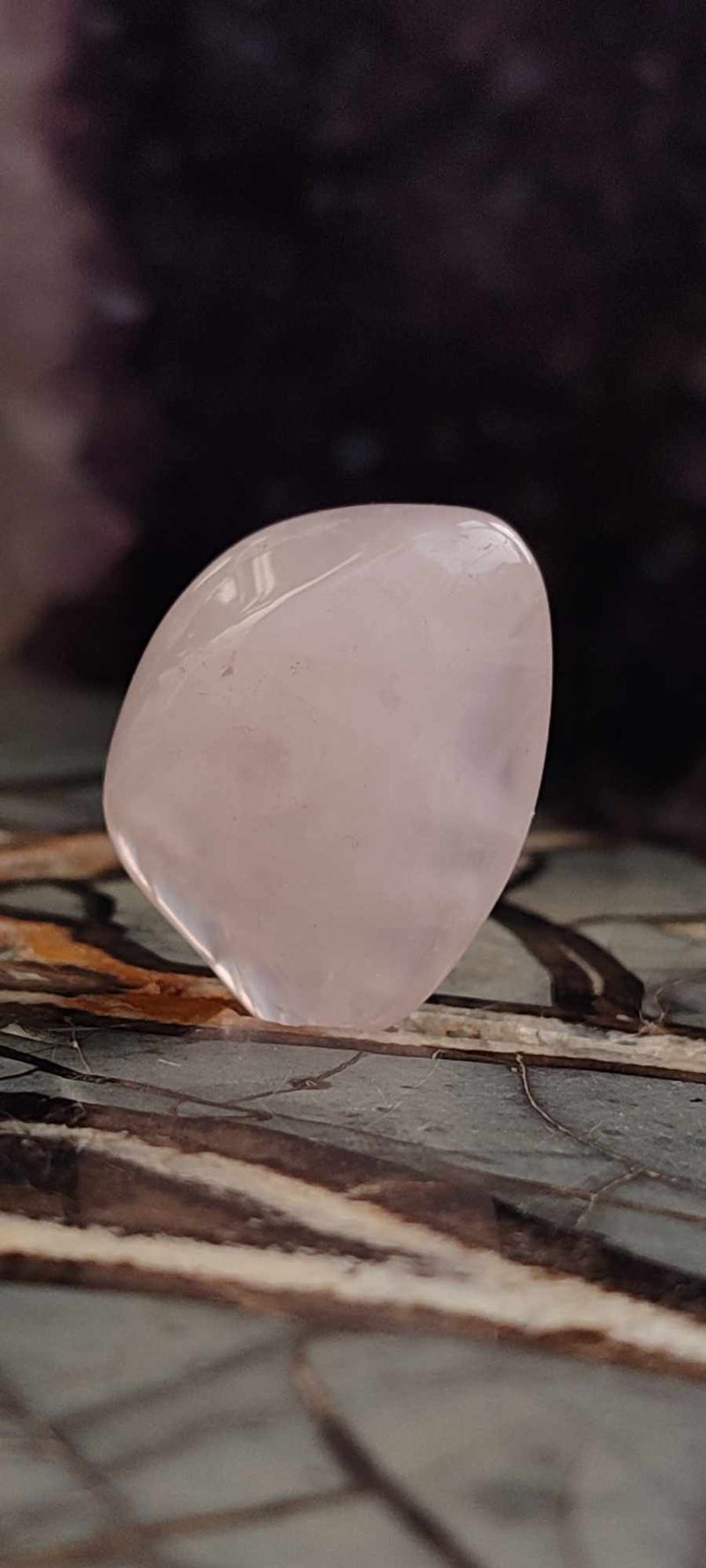 Cargue la imagen en el visor de la galería, Quartz rose du Brésil, pierre roulée Grade A++++ quartz rose pierre roulée Dans la besace du p&#39;tit Poucet (Boutique Officielle)
