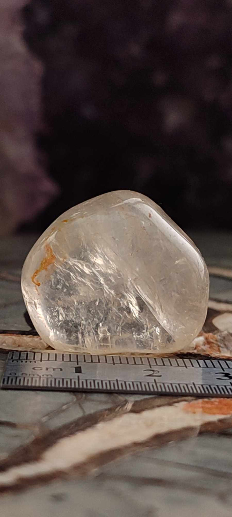 Chargez l&#39;image dans la visionneuse de la galerie, Citrine claire naturelle et véritable du Brésil pierre roulée Grade A++++ Citrine pierre roulée Dans la besace du p&#39;tit Poucet (Boutique Officielle)
