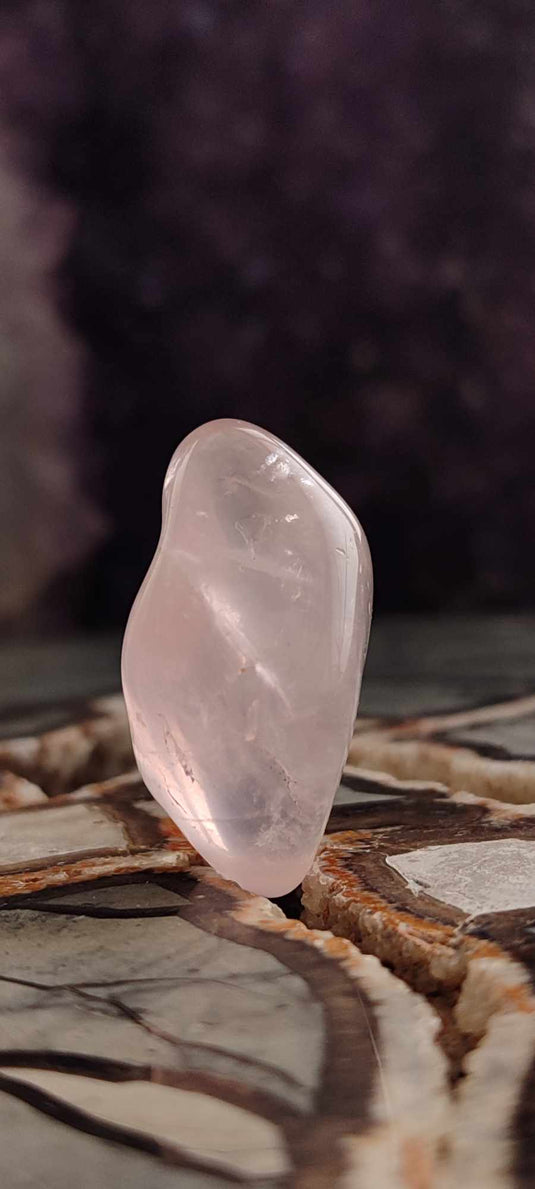 Quartz rose du Brésil, pierre roulée Grade A++++ quartz rose pierre roulée Dans la besace du p'tit Poucet (Boutique Officielle)