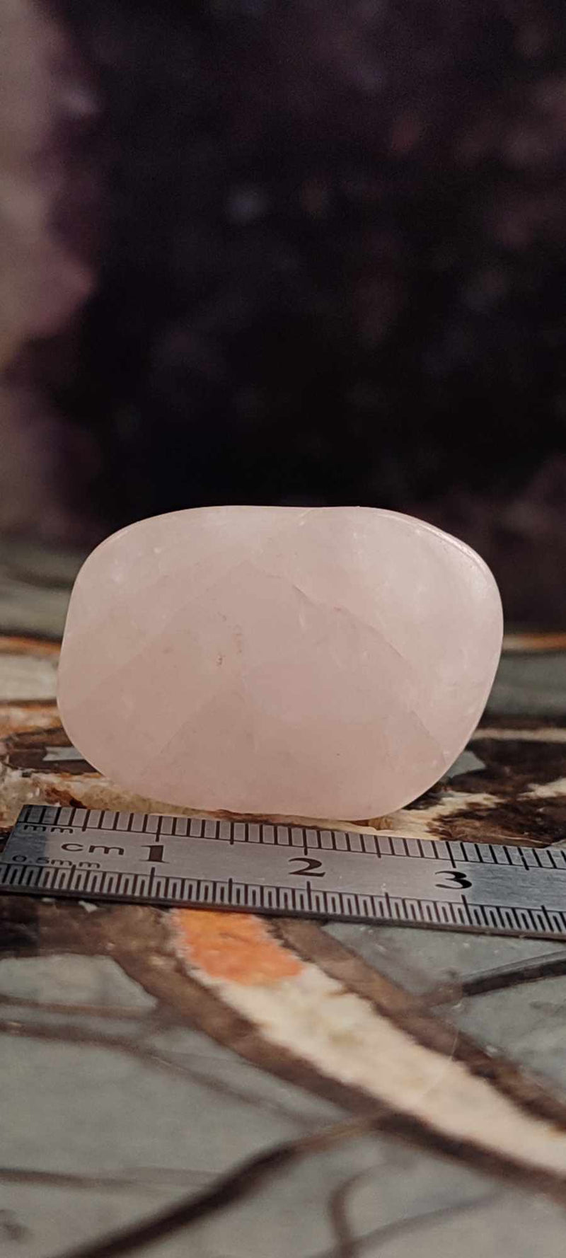 Cargue la imagen en el visor de la galería, Quartz rose du Brésil, pierre roulée Grade A++++ quartz rose pierre roulée Dans la besace du p&#39;tit Poucet (Boutique Officielle)
