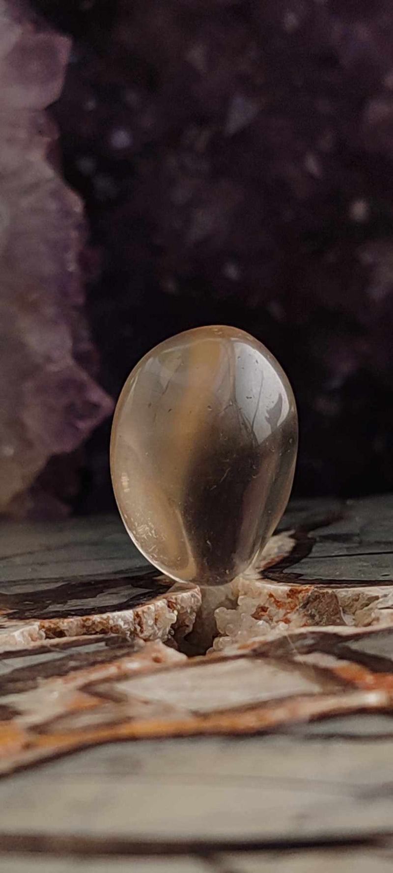 Chargez l&#39;image dans la visionneuse de la galerie, Citrine claire naturelle et véritable du Brésil pierre roulée Grade A++++ Citrine pierre roulée Dans la besace du p&#39;tit Poucet (Boutique Officielle)
