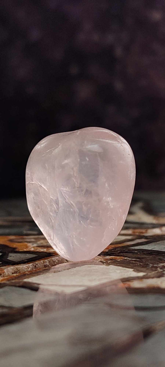 Quartz rose du Brésil, pierre roulée Grade A++++ quartz rose pierre roulée Dans la besace du p'tit Poucet (Boutique Officielle)