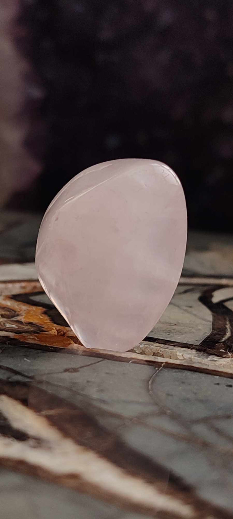 Cargue la imagen en el visor de la galería, Quartz rose du Brésil, pierre roulée Grade A++++ quartz rose pierre roulée Dans la besace du p&#39;tit Poucet (Boutique Officielle)
