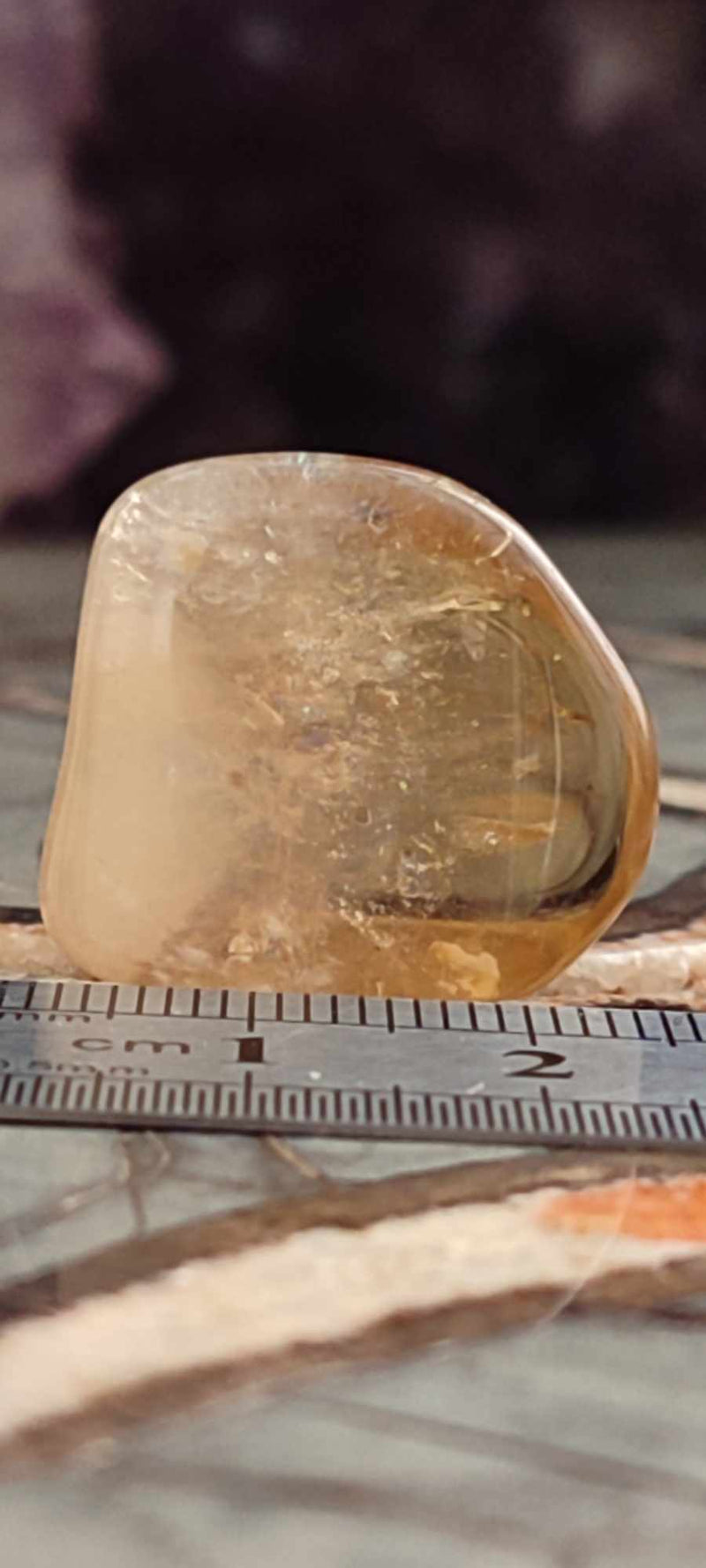 Cargue la imagen en el visor de la galería, Citrine naturelle et véritable du Brésil pierre roulée Grade A++++ Citrine pierre roulée Dans la besace du p&#39;tit Poucet (Boutique Officielle)
