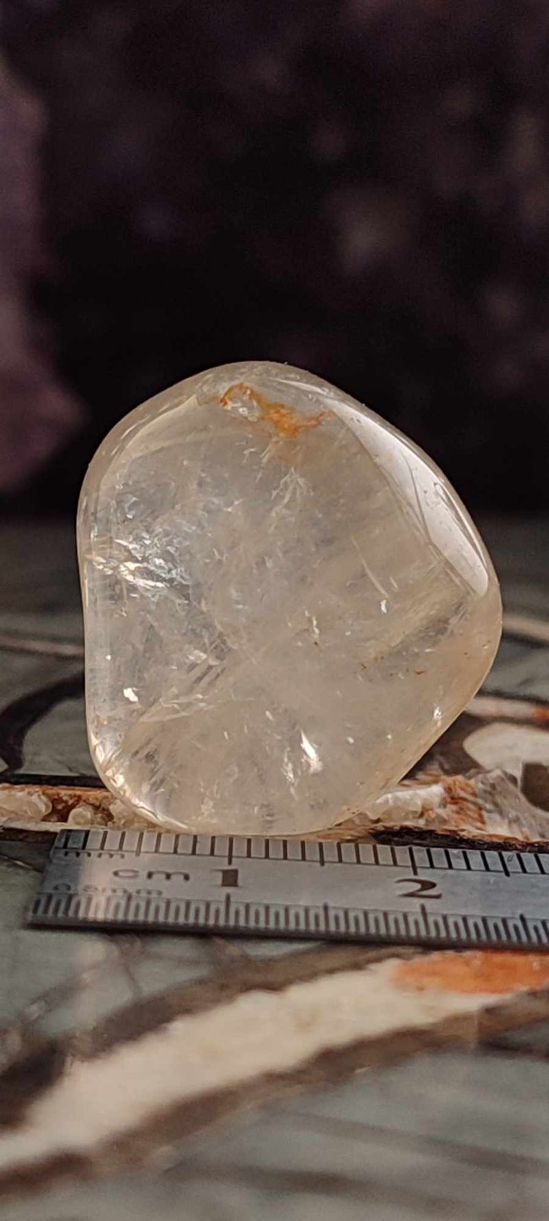 Chargez l&#39;image dans la visionneuse de la galerie, Citrine claire naturelle et véritable du Brésil pierre roulée Grade A++++ Citrine pierre roulée Dans la besace du p&#39;tit Poucet (Boutique Officielle)
