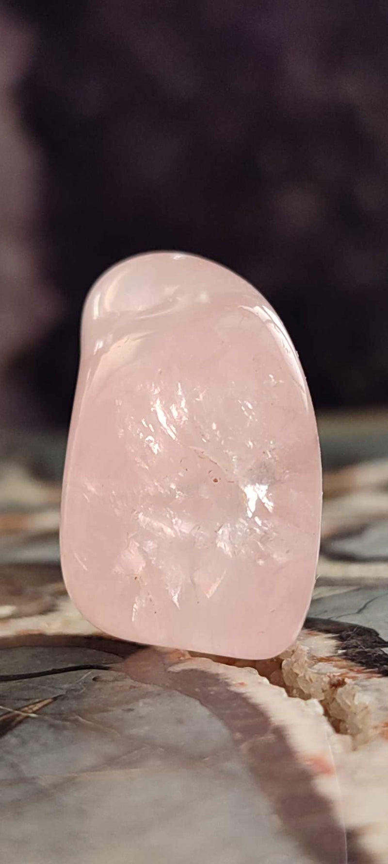 Laden Sie das Bild in Galerie -Viewer, Quartz rose du Brésil, pierre roulée Grade A++++ quartz rose pierre roulée Dans la besace du p&#39;tit Poucet (Boutique Officielle)
