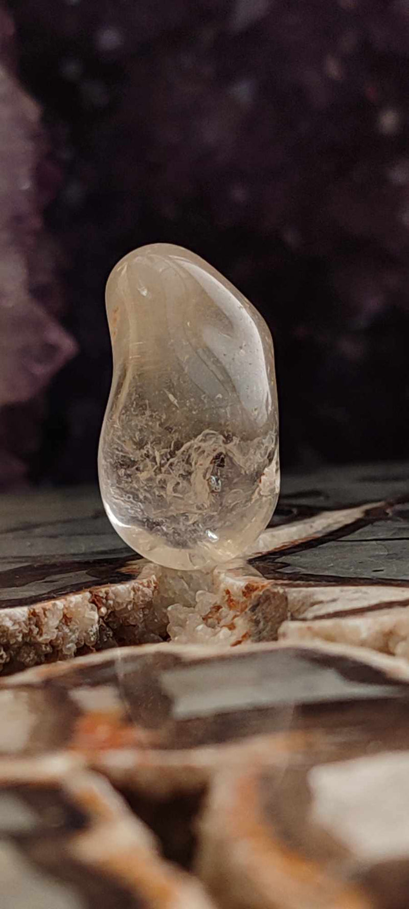 Cargue la imagen en el visor de la galería, Citrine claire naturelle et véritable du Brésil pierre roulée Grade A++++ Citrine pierre roulée Dans la besace du p&#39;tit Poucet (Boutique Officielle)
