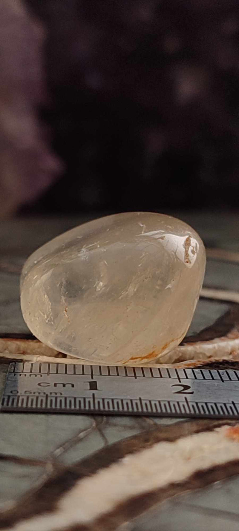 Chargez l&#39;image dans la visionneuse de la galerie, Citrine claire naturelle et véritable du Brésil pierre roulée Grade A++++ Citrine pierre roulée Dans la besace du p&#39;tit Poucet (Boutique Officielle)
