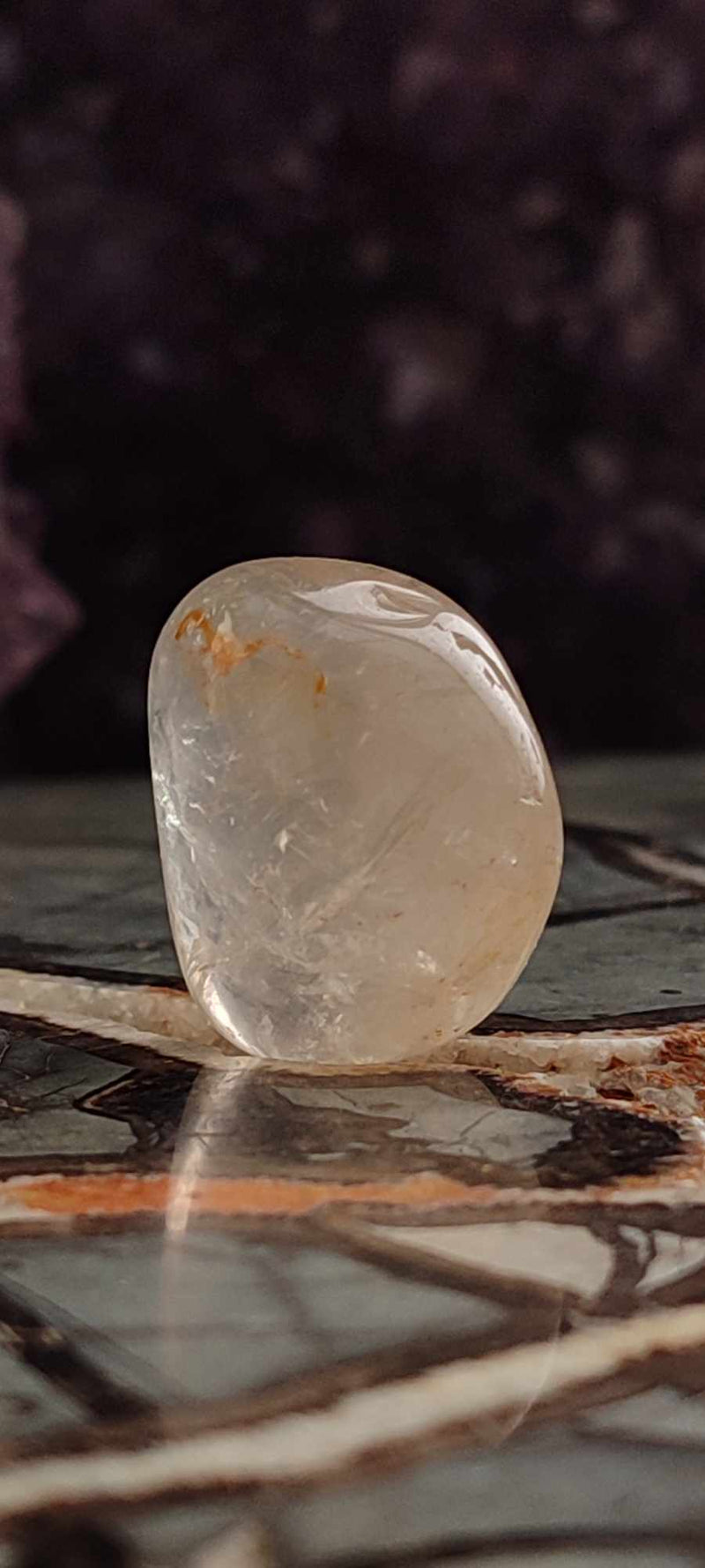 Chargez l&#39;image dans la visionneuse de la galerie, Citrine claire naturelle et véritable du Brésil pierre roulée Grade A++++ Citrine pierre roulée Dans la besace du p&#39;tit Poucet (Boutique Officielle)
