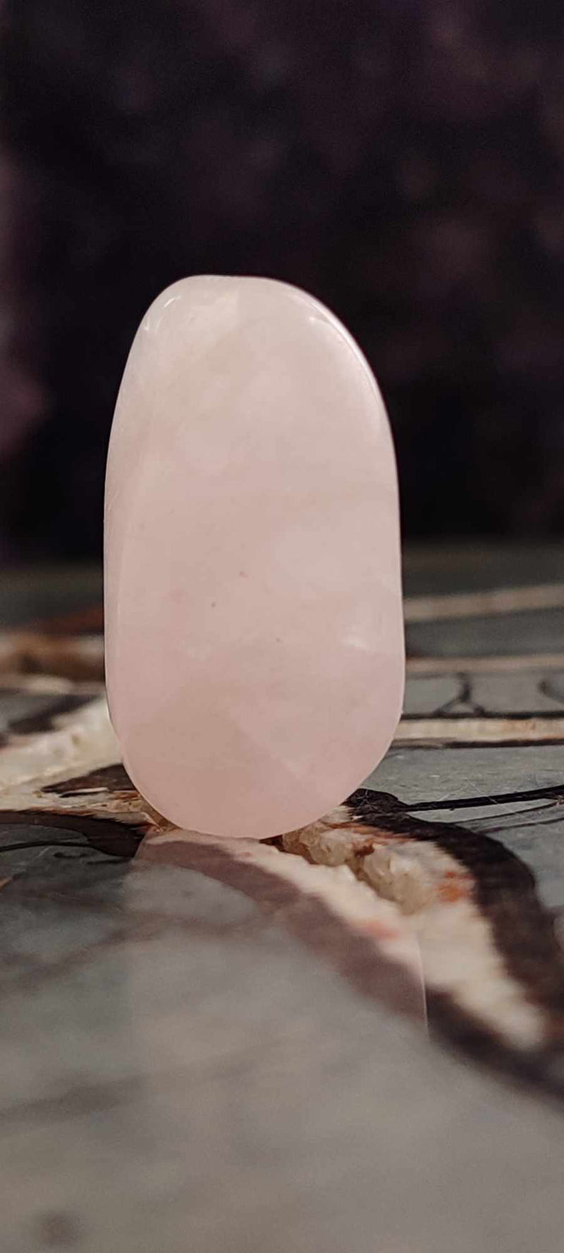 Cargue la imagen en el visor de la galería, Quartz rose du Brésil, pierre roulée Grade A++++ quartz rose pierre roulée Dans la besace du p&#39;tit Poucet (Boutique Officielle)
