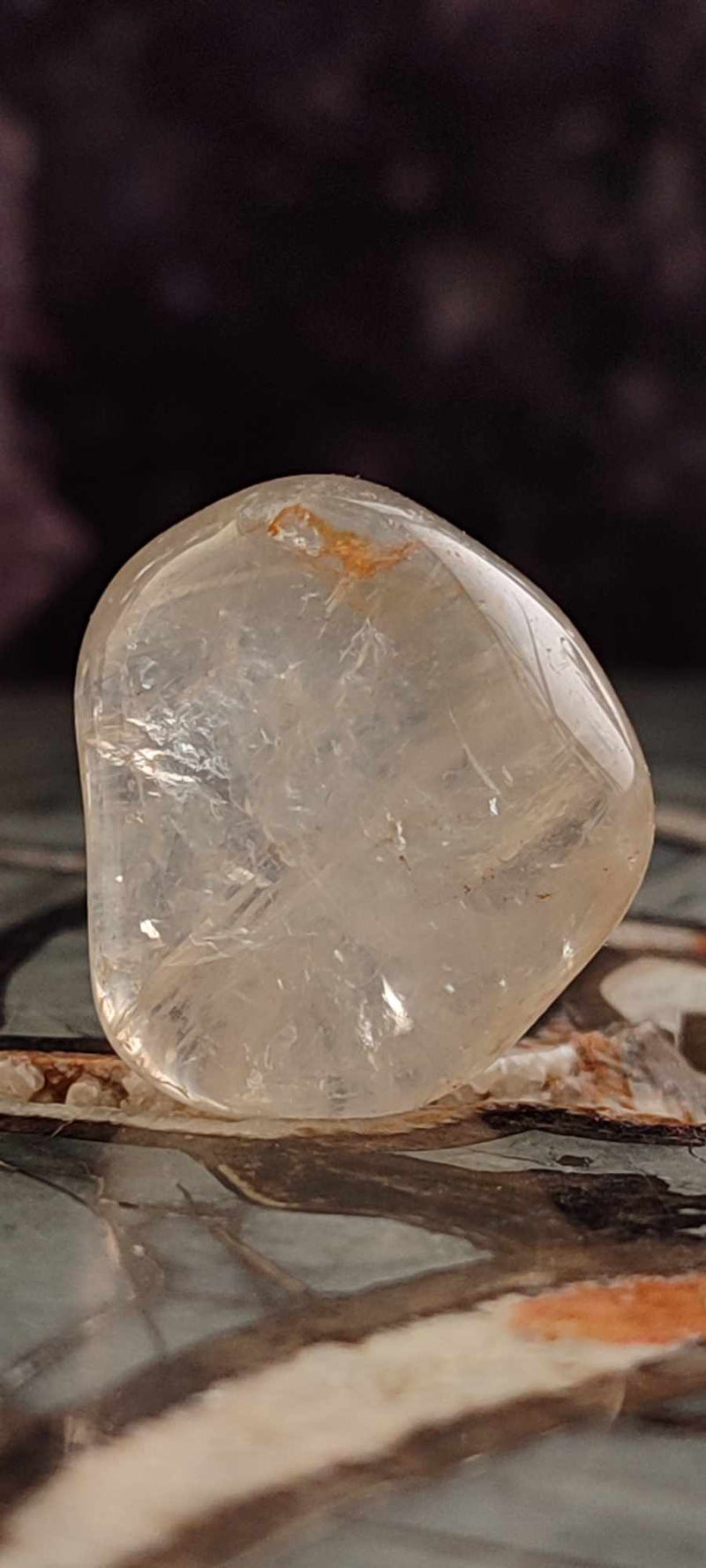 Chargez l&#39;image dans la visionneuse de la galerie, Citrine claire naturelle et véritable du Brésil pierre roulée Grade A++++ Citrine pierre roulée Dans la besace du p&#39;tit Poucet (Boutique Officielle)
