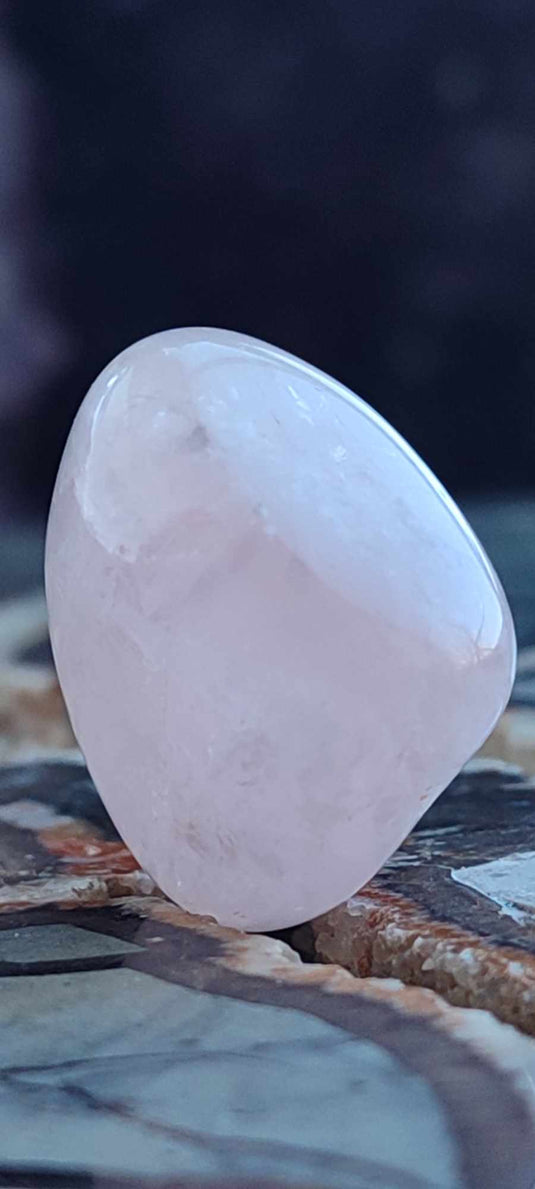 Quartz rose du Brésil pierre roulée Grade A++++ quartz rose pierre roulée Dans la besace du p'tit Poucet (Boutique Officielle)