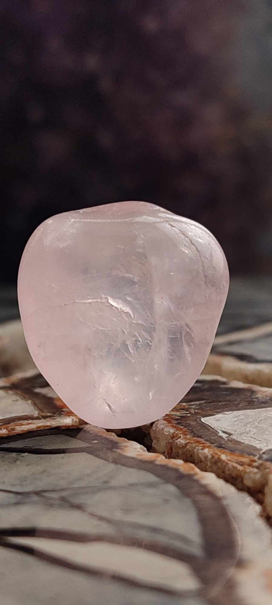 Quartz rose du Brésil, pierre roulée Grade A++++ quartz rose pierre roulée Dans la besace du p'tit Poucet (Boutique Officielle)