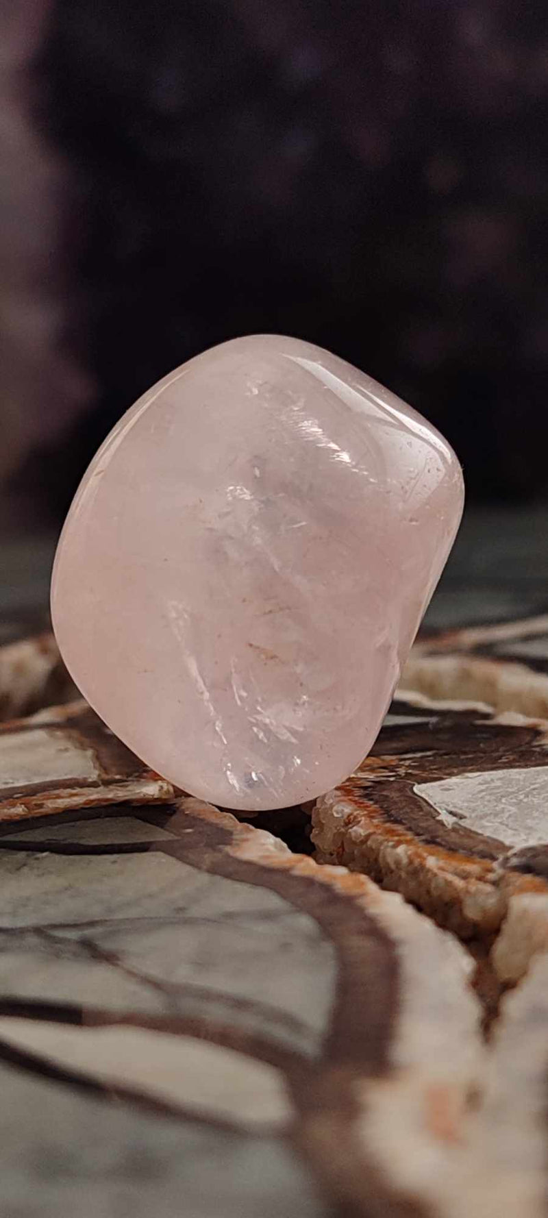 Cargue la imagen en el visor de la galería, Quartz rose du Brésil, pierre roulée Grade A++++ quartz rose pierre roulée Dans la besace du p&#39;tit Poucet (Boutique Officielle)
