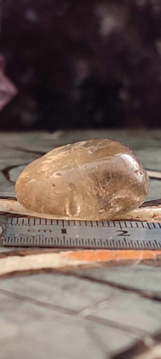 Citrine claire naturelle et véritable du Brésil pierre roulée Grade A++++ Citrine pierre roulée Dans la besace du p'tit Poucet (Boutique Officielle)