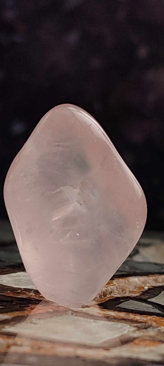 Quartz rose du Brésil, pierre roulée Grade A++++ quartz rose pierre roulée Dans la besace du p'tit Poucet (Boutique Officielle)