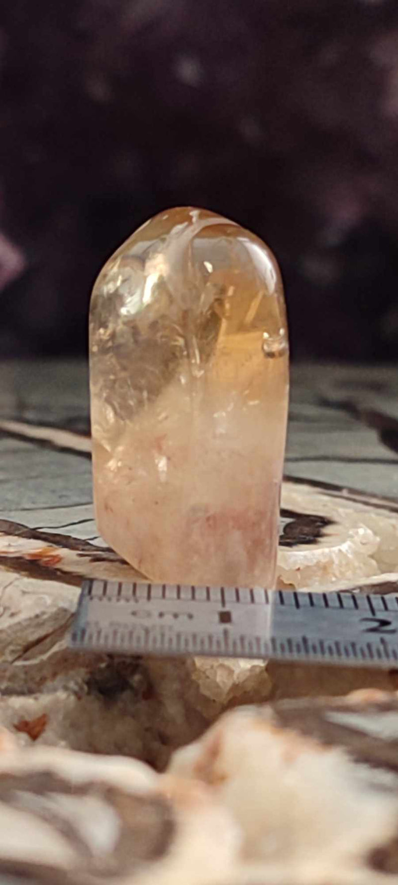 Cargue la imagen en el visor de la galería, Citrine naturelle et véritable du Brésil pierre roulée Grade A++++ Citrine pierre roulée Dans la besace du p&#39;tit Poucet (Boutique Officielle)
