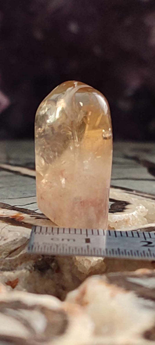 Citrine naturelle et véritable du Brésil pierre roulée Grade A++++ Citrine pierre roulée Dans la besace du p'tit Poucet (Boutique Officielle)