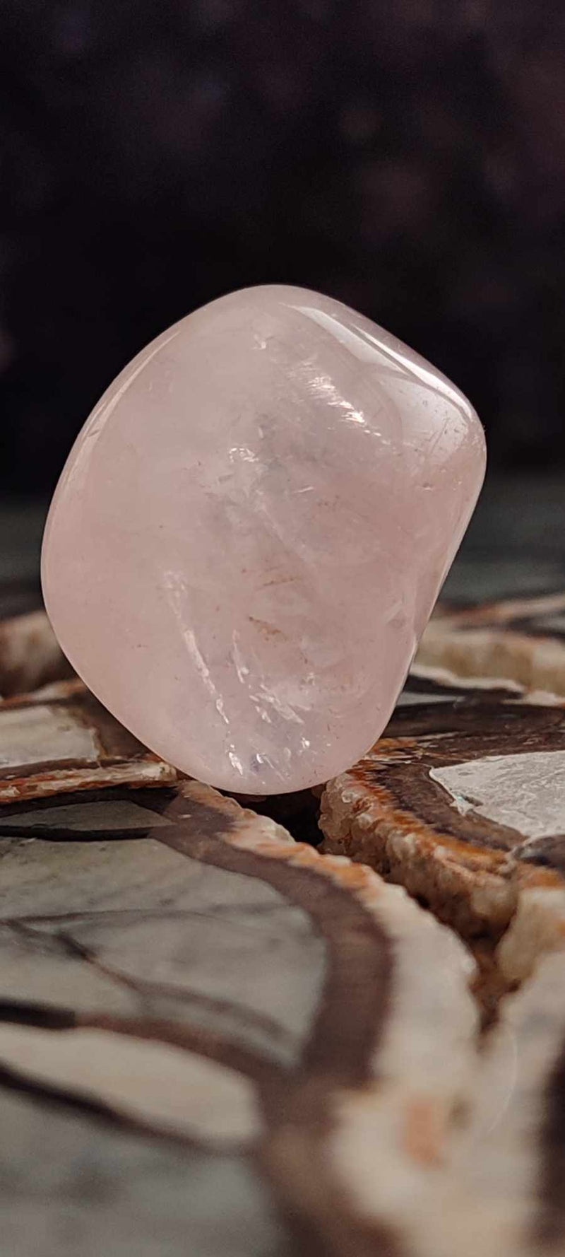 Cargue la imagen en el visor de la galería, Quartz rose du Brésil, pierre roulée Grade A++++ quartz rose pierre roulée Dans la besace du p&#39;tit Poucet (Boutique Officielle)
