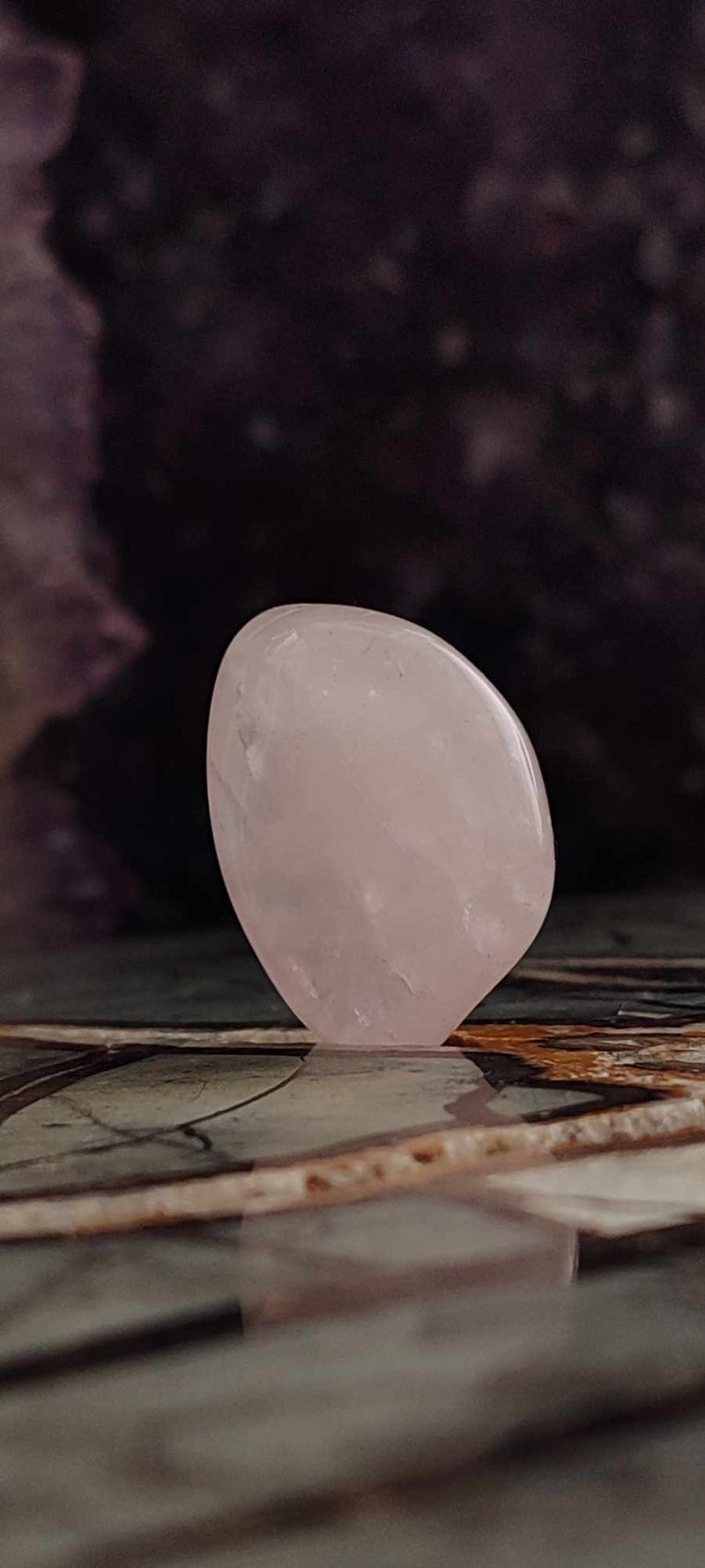 Cargue la imagen en el visor de la galería, Quartz rose du Brésil, pierre roulée Grade A++++ quartz rose pierre roulée Dans la besace du p&#39;tit Poucet (Boutique Officielle)
