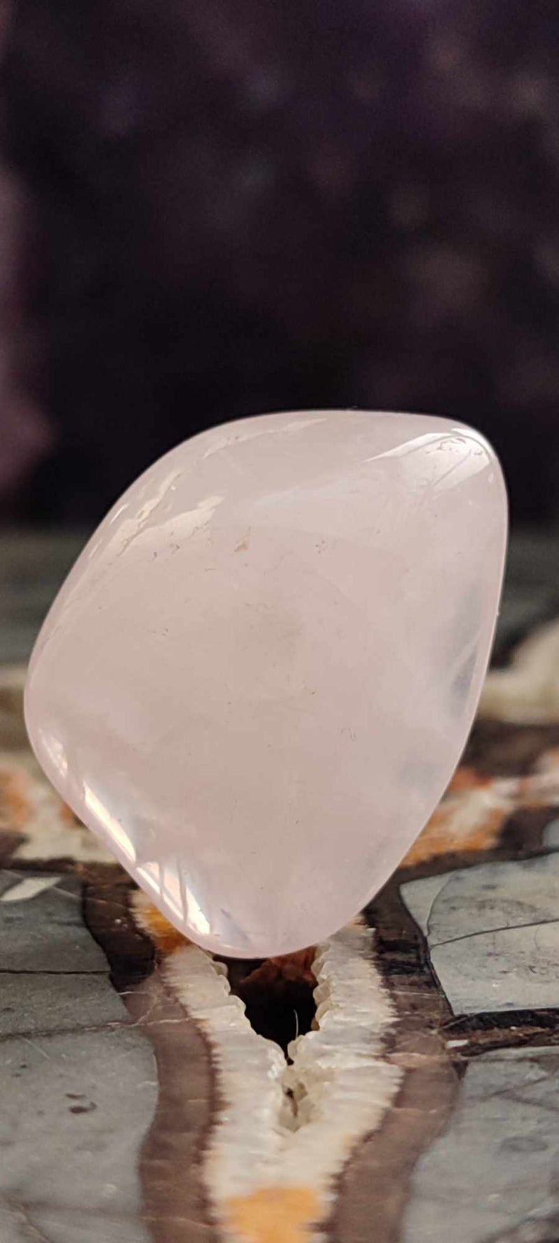 Cargue la imagen en el visor de la galería, Quartz rose du Brésil, pierre roulée Grade A++++ quartz rose pierre roulée Dans la besace du p&#39;tit Poucet (Boutique Officielle)
