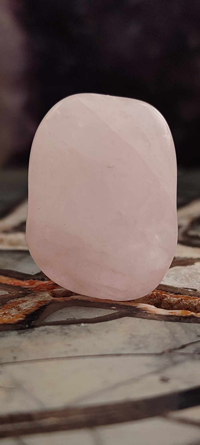 Cargue la imagen en el visor de la galería, Quartz rose du Brésil, pierre roulée Grade A++++ quartz rose pierre roulée Dans la besace du p&#39;tit Poucet (Boutique Officielle)
