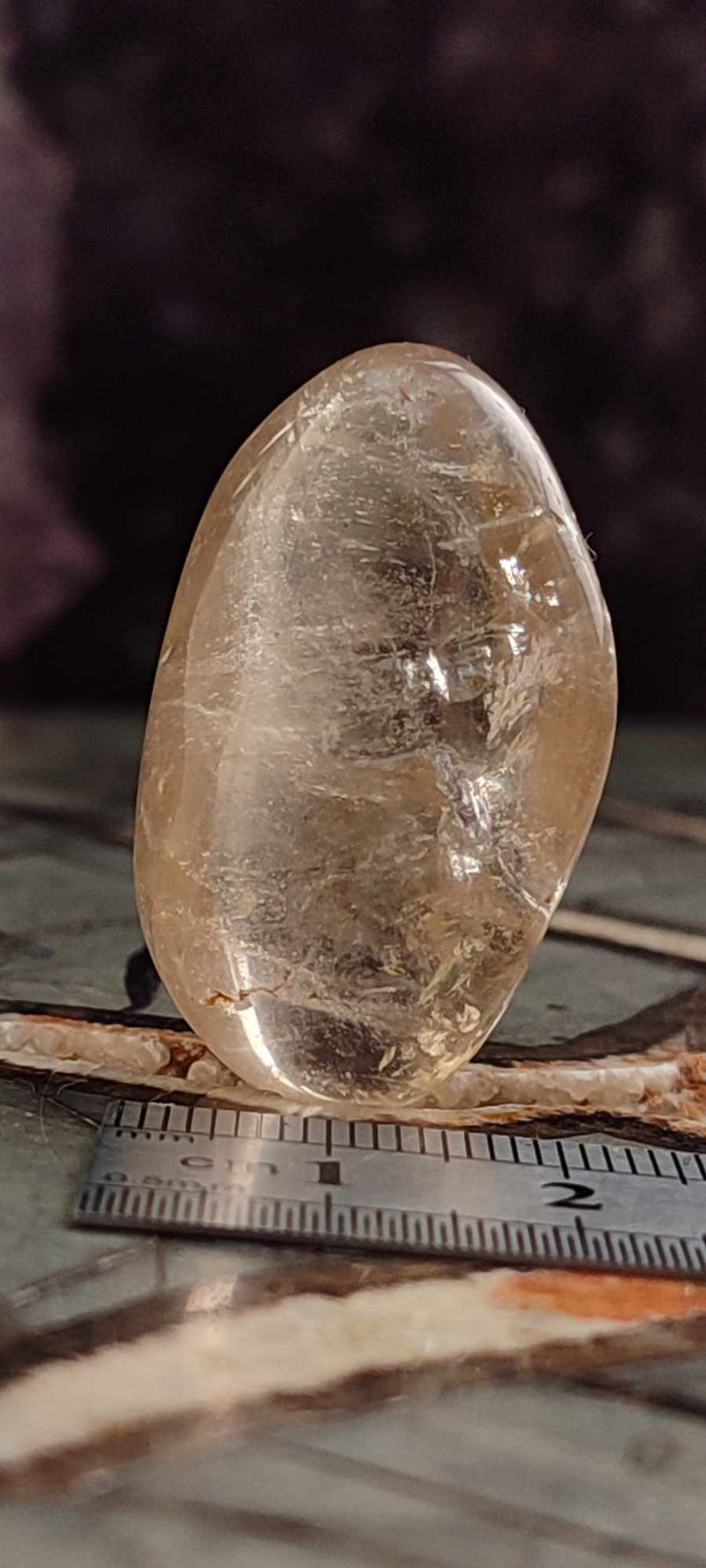 Chargez l&#39;image dans la visionneuse de la galerie, Citrine claire naturelle et véritable du Brésil pierre roulée Grade A++++ Citrine pierre roulée Dans la besace du p&#39;tit Poucet (Boutique Officielle)
