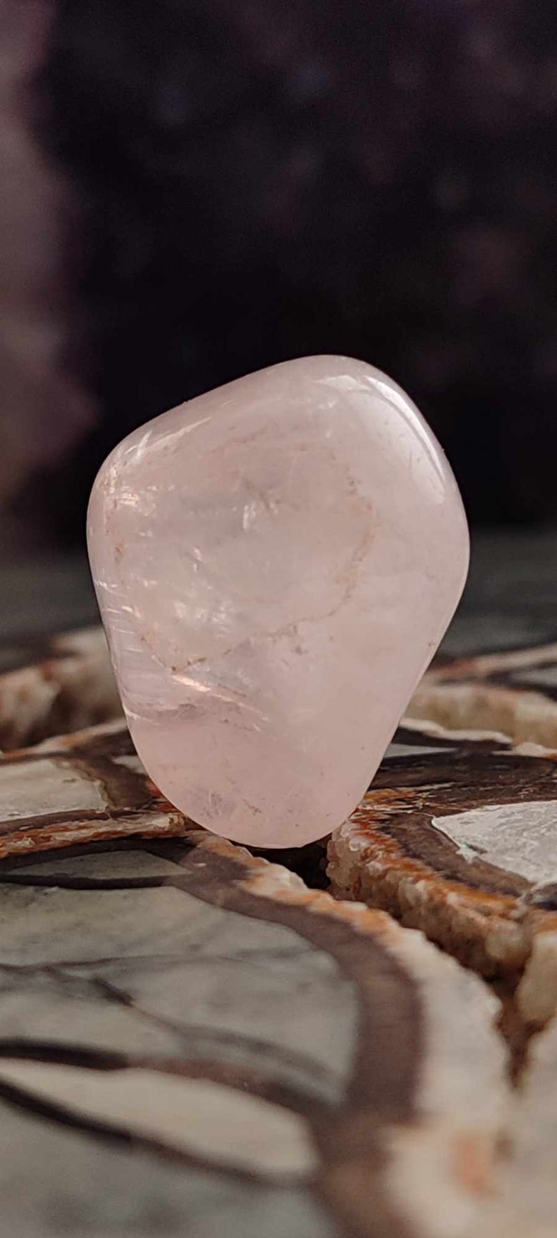 Cargue la imagen en el visor de la galería, Quartz rose du Brésil, pierre roulée Grade A++++ quartz rose pierre roulée Dans la besace du p&#39;tit Poucet (Boutique Officielle)
