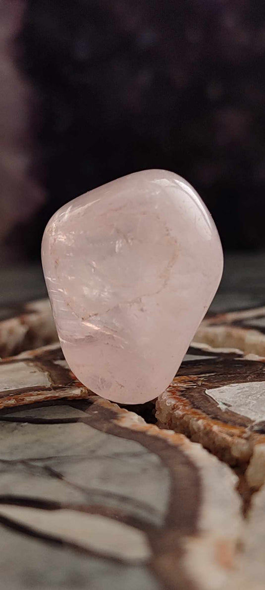 Quartz rose du Brésil, pierre roulée Grade A++++ quartz rose pierre roulée Dans la besace du p'tit Poucet (Boutique Officielle)