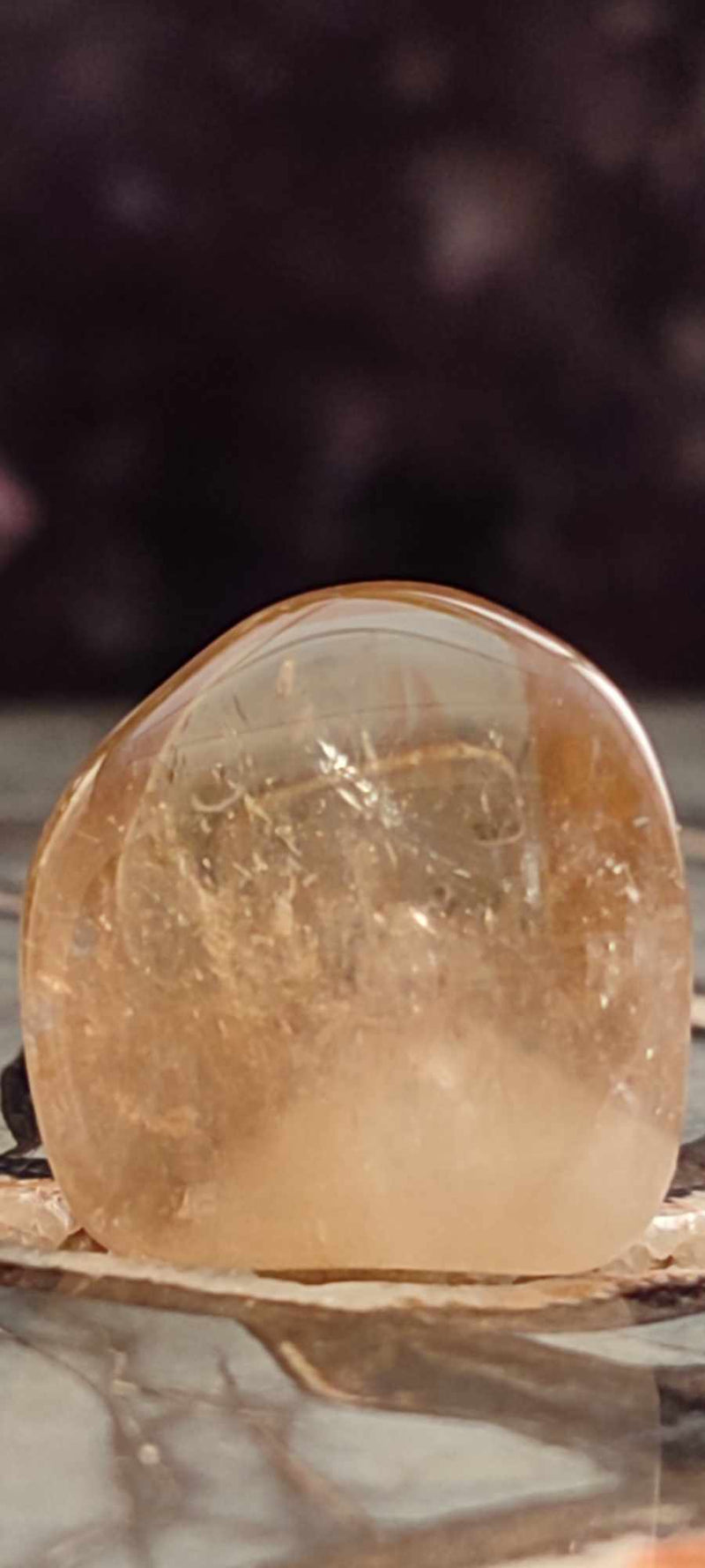 Cargue la imagen en el visor de la galería, Citrine naturelle et véritable du Brésil pierre roulée Grade A++++ Citrine pierre roulée Dans la besace du p&#39;tit Poucet (Boutique Officielle)
