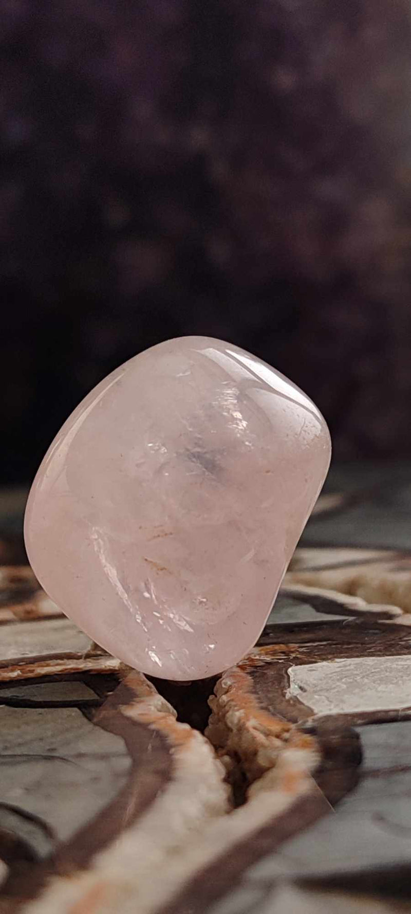 Cargue la imagen en el visor de la galería, Quartz rose du Brésil, pierre roulée Grade A++++ quartz rose pierre roulée Dans la besace du p&#39;tit Poucet (Boutique Officielle)
