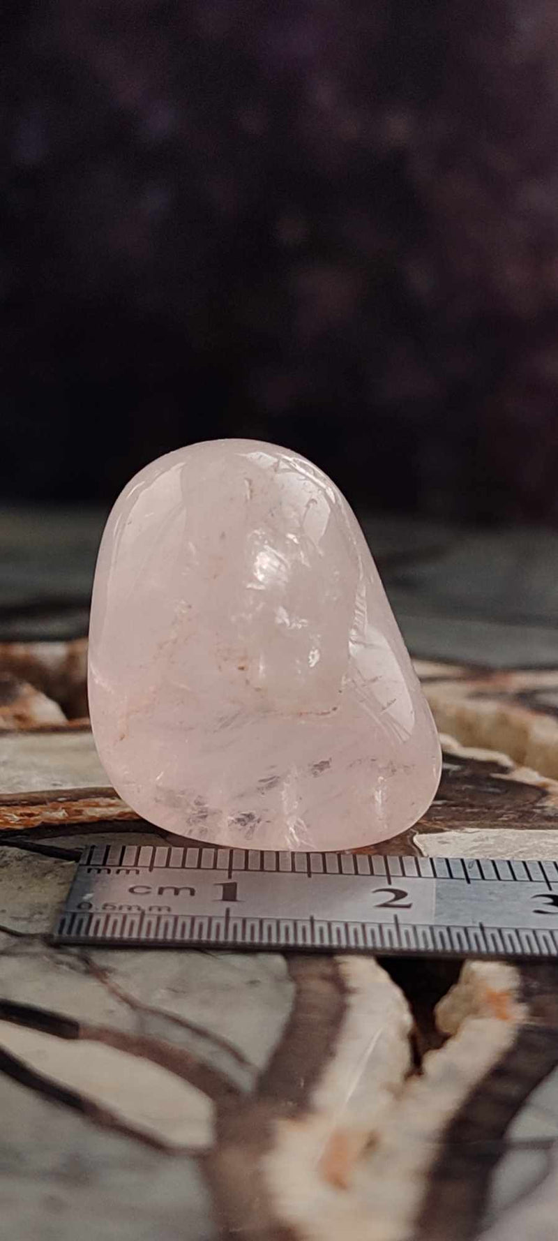 Cargue la imagen en el visor de la galería, Quartz rose du Brésil, pierre roulée Grade A++++ quartz rose pierre roulée Dans la besace du p&#39;tit Poucet (Boutique Officielle)
