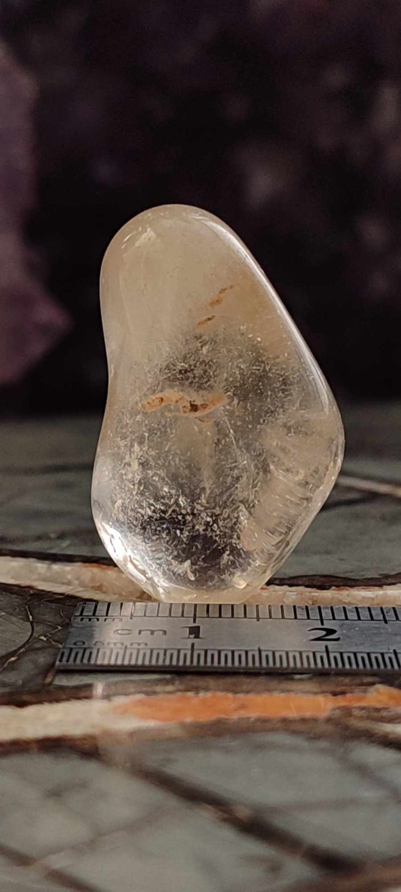 Cargue la imagen en el visor de la galería, Citrine claire naturelle et véritable du Brésil pierre roulée Grade A++++ Citrine pierre roulée Dans la besace du p&#39;tit Poucet (Boutique Officielle)
