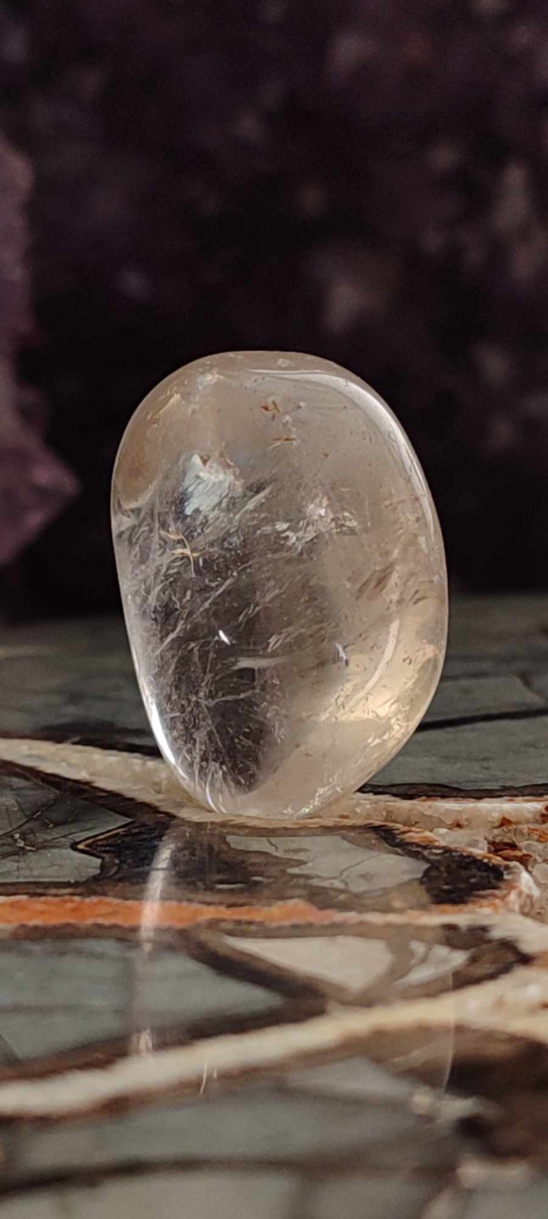 Cargue la imagen en el visor de la galería, Citrine claire naturelle et véritable du Brésil pierre roulée Grade A++++ Citrine pierre roulée Dans la besace du p&#39;tit Poucet (Boutique Officielle)
